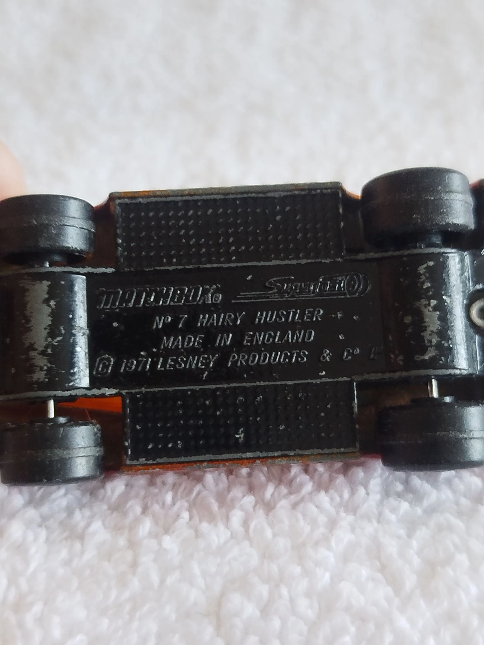 Matchbox Lesney Superfast No 7 Hairy Hustler rojo 1971 – photo 7